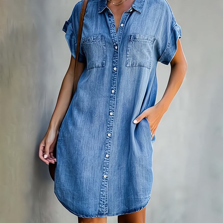 Eleni | Kleid mit Knöpfen