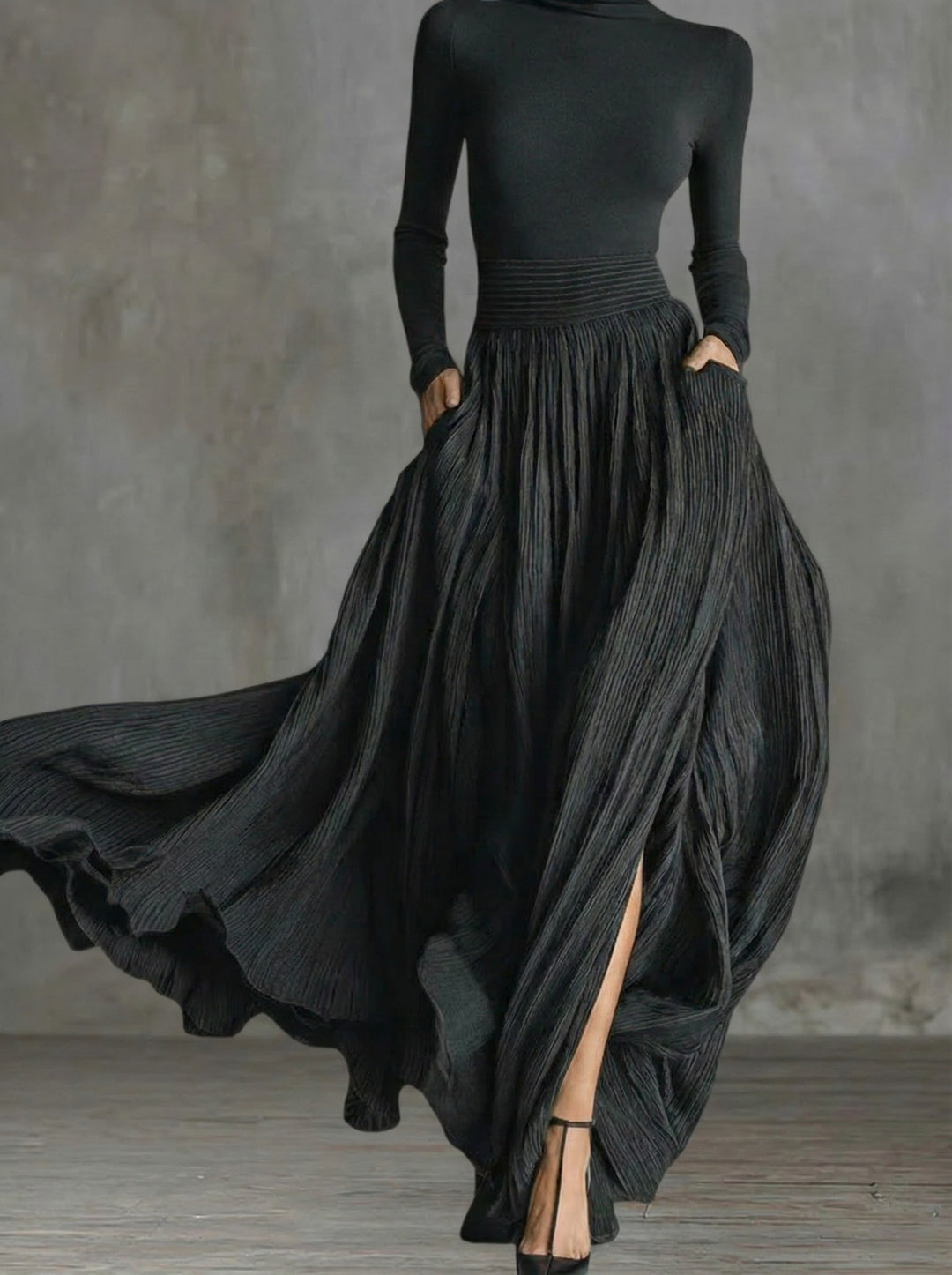 Rachel | Maxikleid Hohe Taille
