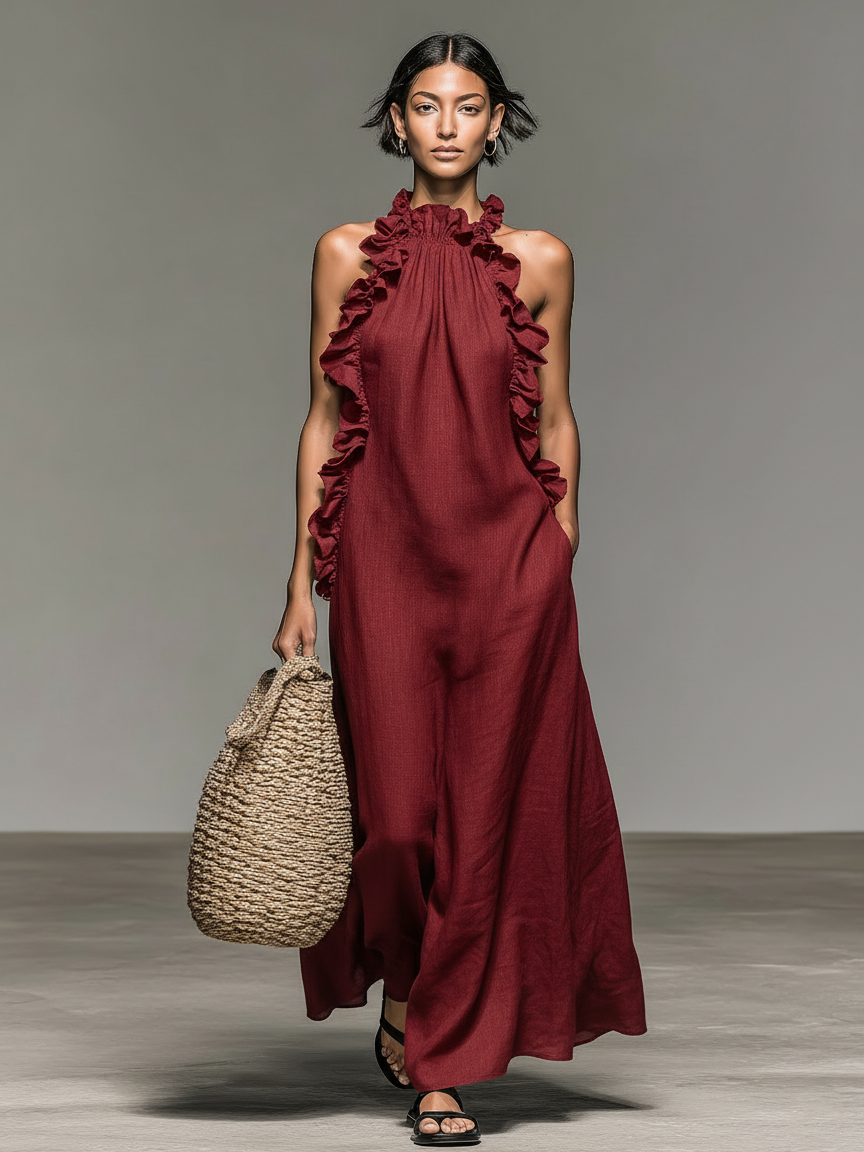 Lua | Maxikleid mit Taschen
