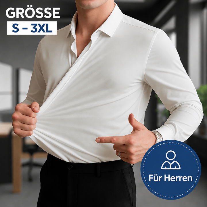 Mitchel | Knitterfreies Stretchhemd für Herren