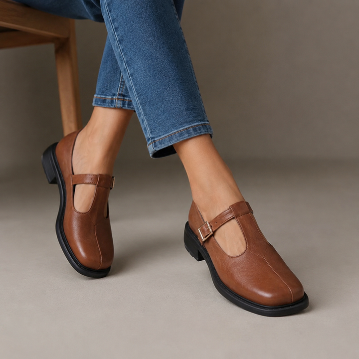 Rosalie | Komfort Leder Ballerinas