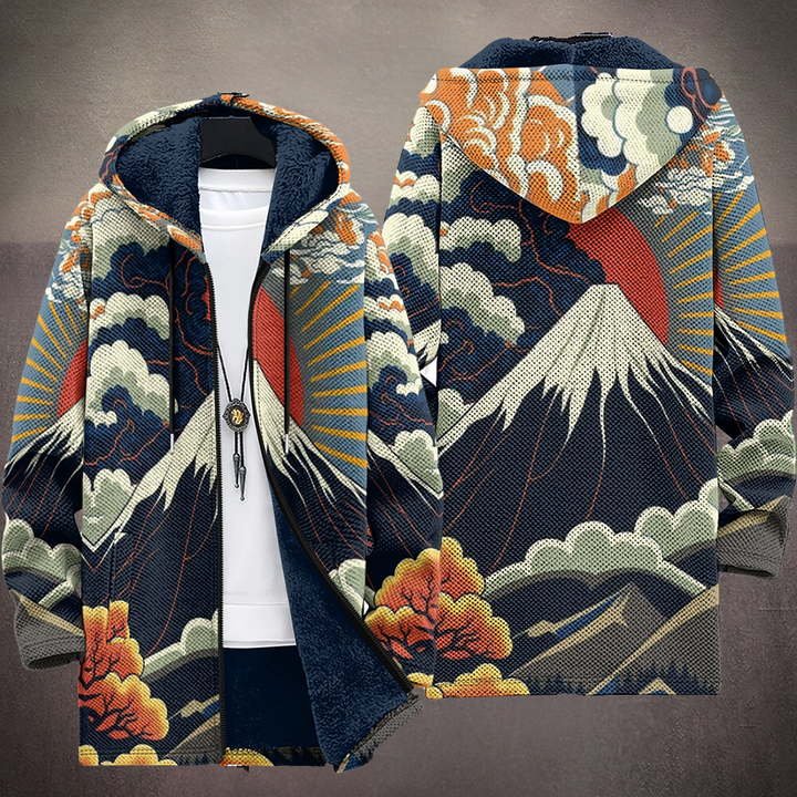 Ezra | Kunstvoller Kapuzencardigan