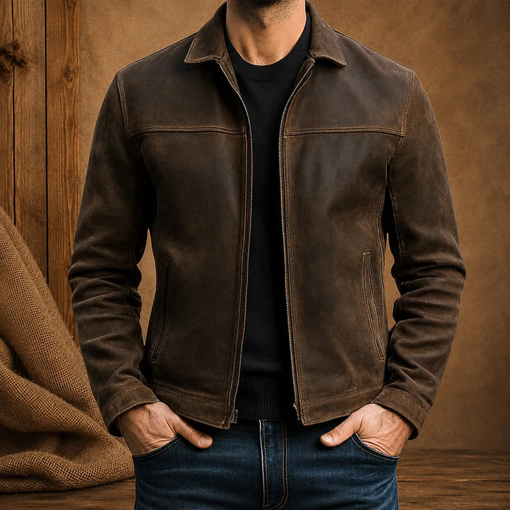 Karl | Leichte Jacke mit Stehkragen und Reißverschluss