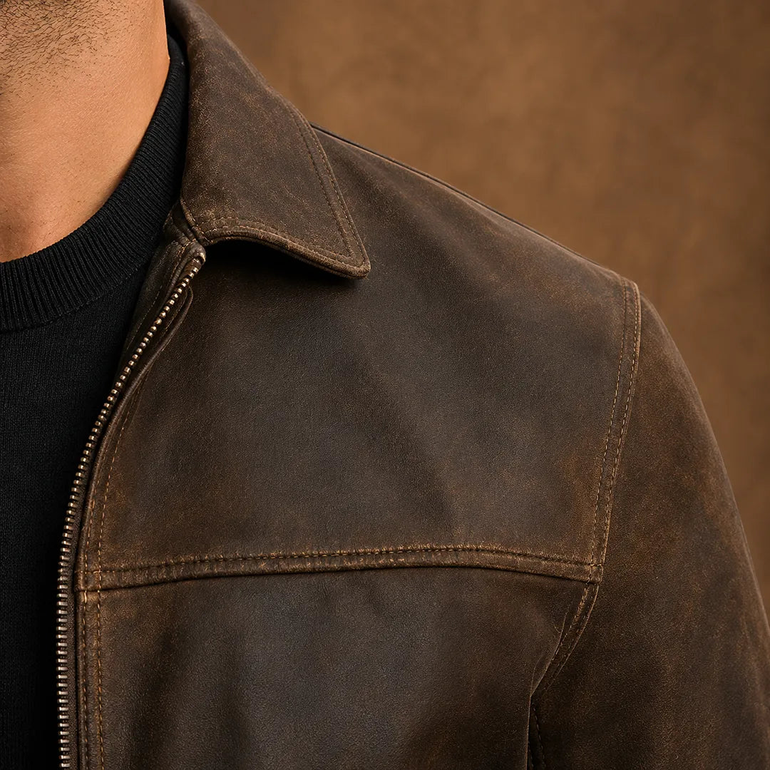 Karl | Leichte Jacke mit Stehkragen und Reißverschluss