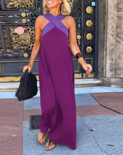 DELPHINE | KLEID MIT ÜBERLAPPENDEM AUSSCHNITT