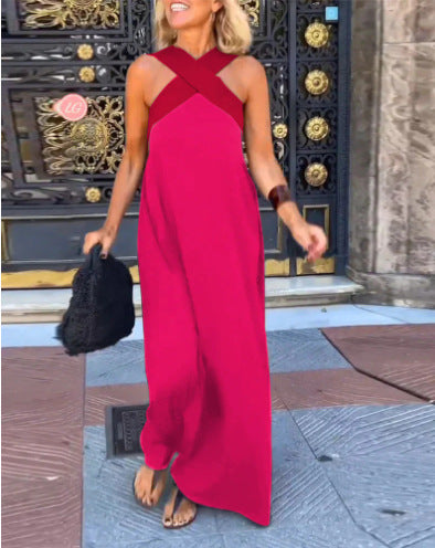 DELPHINE | KLEID MIT ÜBERLAPPENDEM AUSSCHNITT