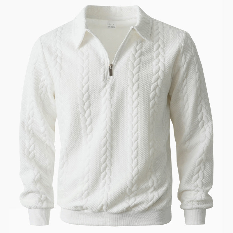 Italienischer Reißverschluss-Pullover