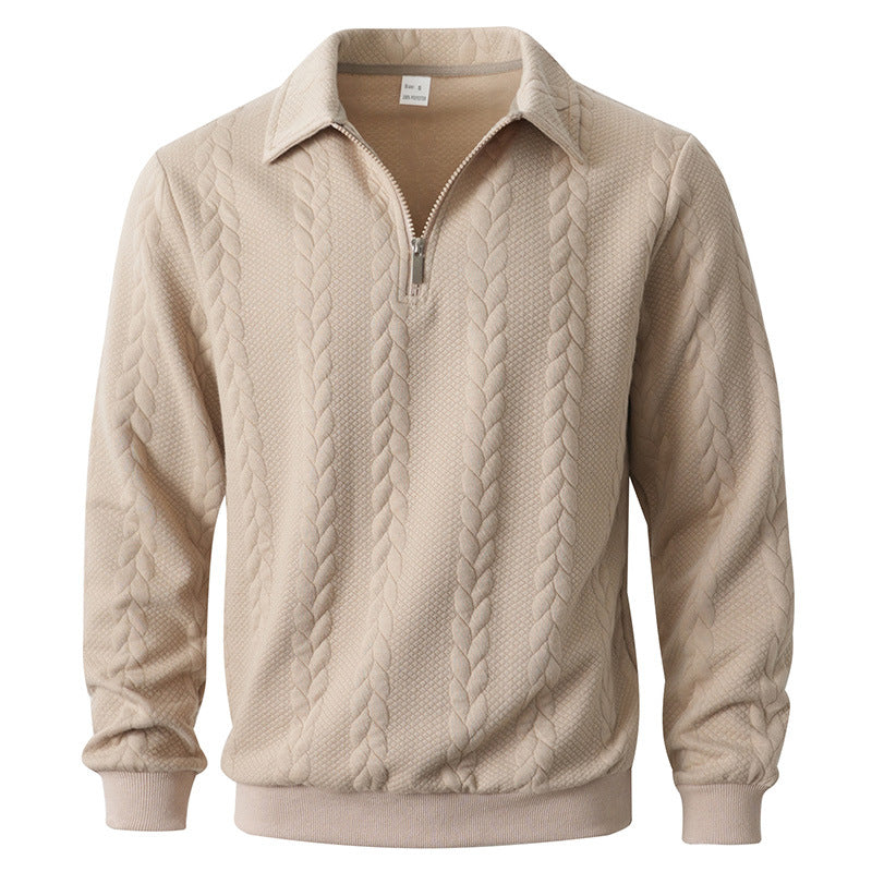Italienischer Reißverschluss-Pullover