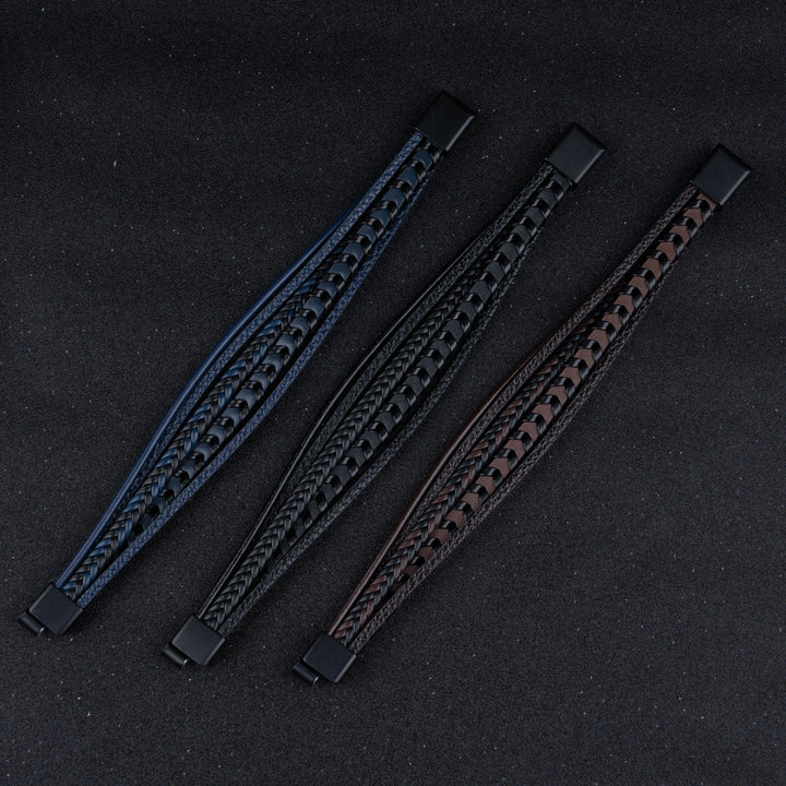 Ragnar Band I Leder Geflochtenes Wikingerarmband