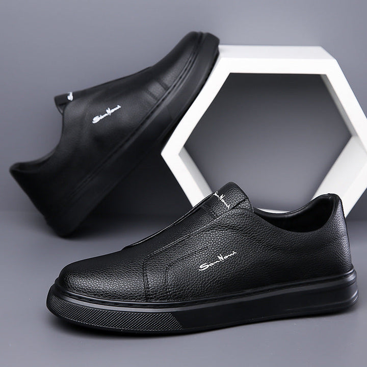 Leder Slipper Schuhe