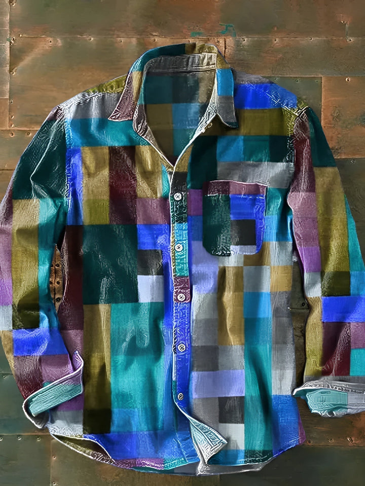 Das Russel — Patchwork Statement Hemd