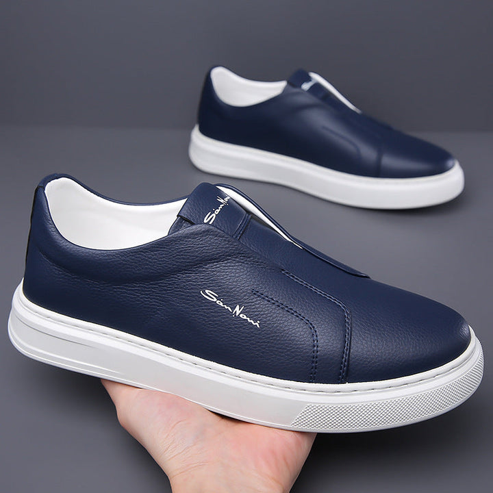 Leder Slipper Schuhe