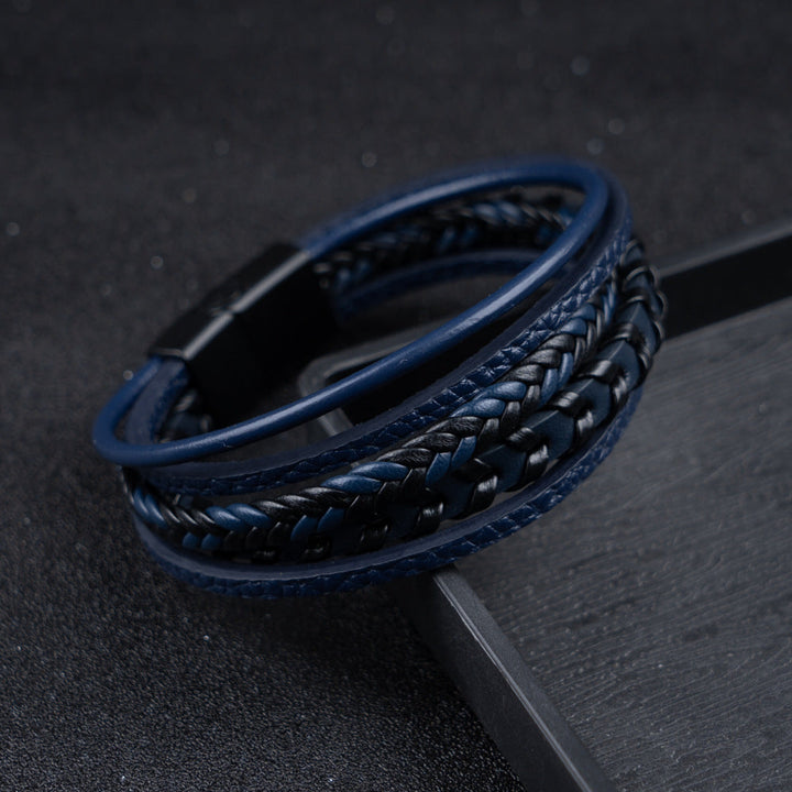 Ragnar Band I Leder Geflochtenes Wikingerarmband