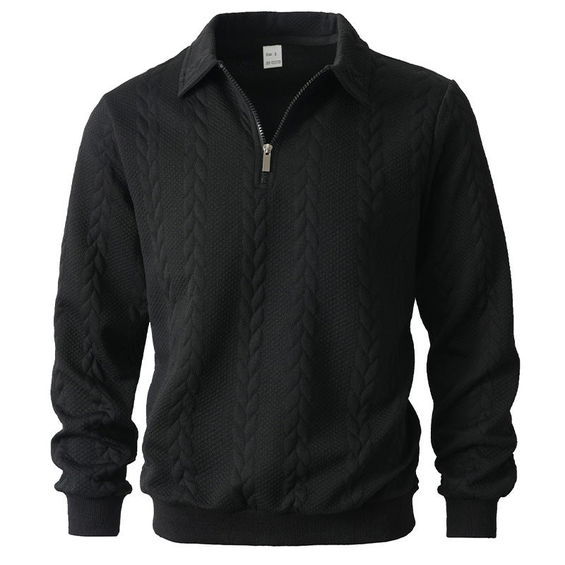 Italienischer Reißverschluss-Pullover