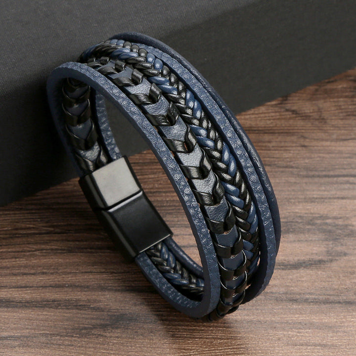 Ragnar Band I Leder Geflochtenes Wikingerarmband