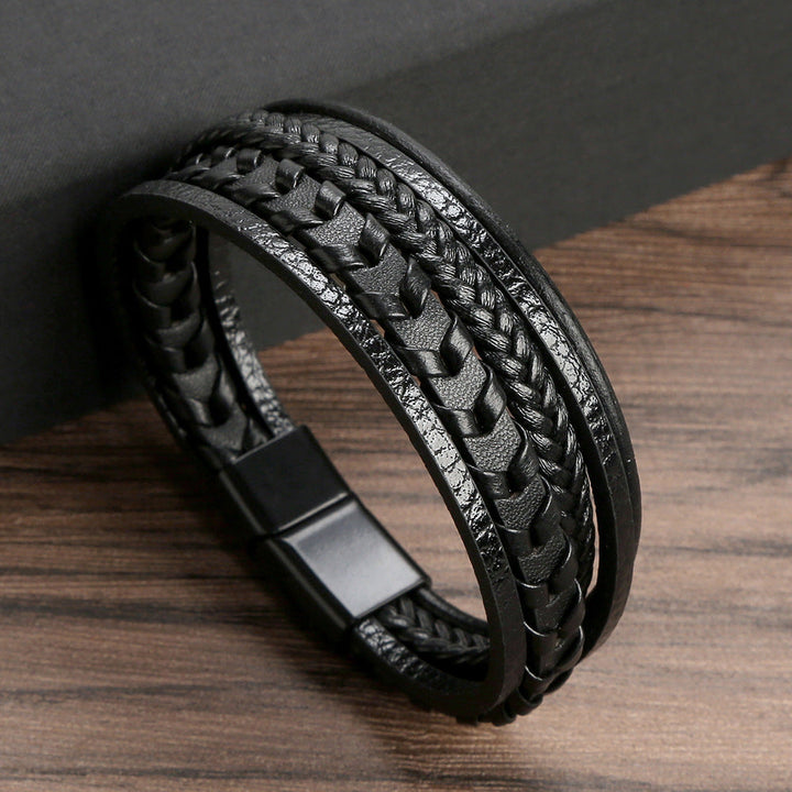 Ragnar Band I Leder Geflochtenes Wikingerarmband