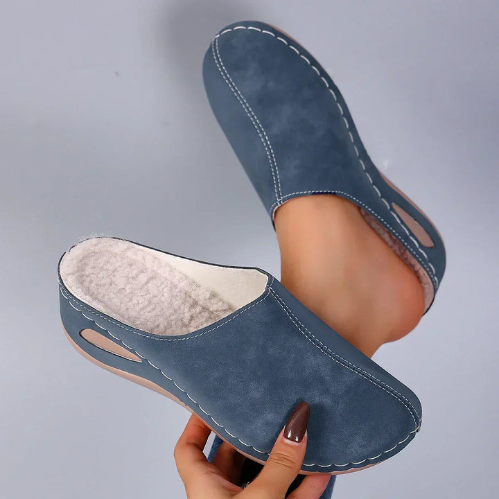 Élise™ | Warme orthopädische Hausschuhe für täglichen Komfort