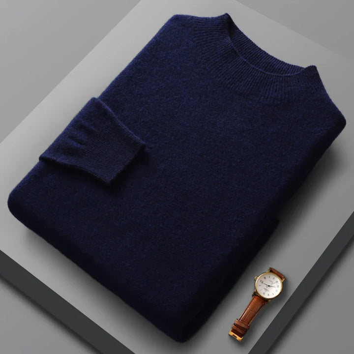 Halbhoher Kragen Kaschmirpullover