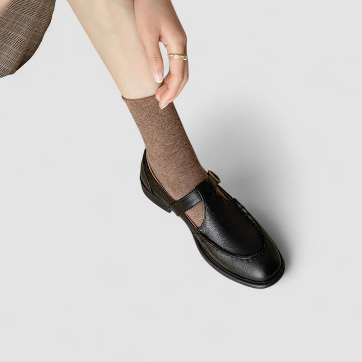 AVERY™|ORTHOPÄDISCHE MARY JANE SCHUHE MIT QUADRATSPITZE