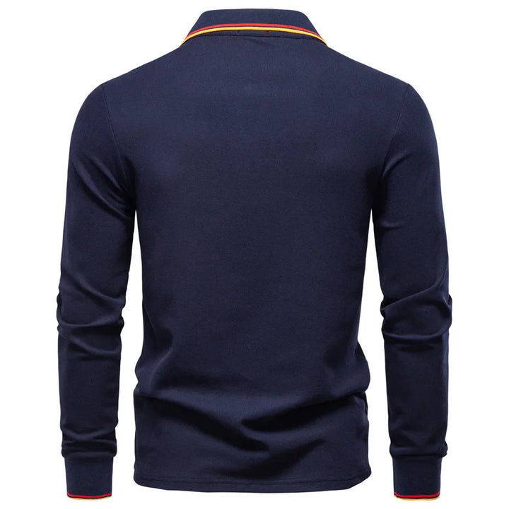 Eleganter Polo-Pullover