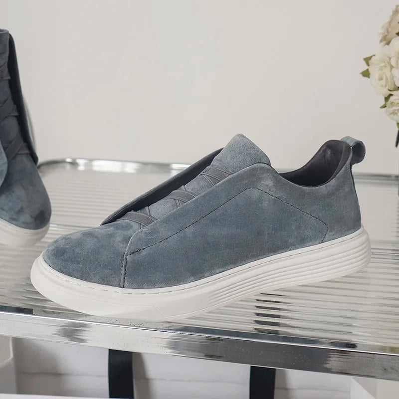Elegante Herrenschuhe aus Leder