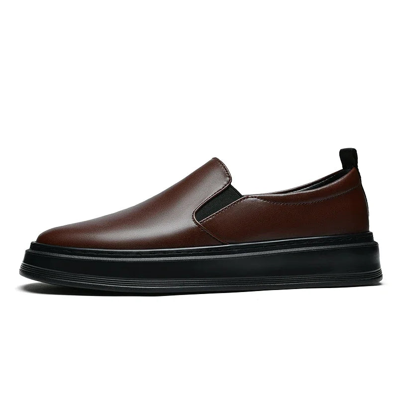 Leder Slipper Schuhe