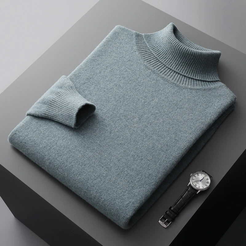 Monaco Rollkragenpullover aus Merinowolle
