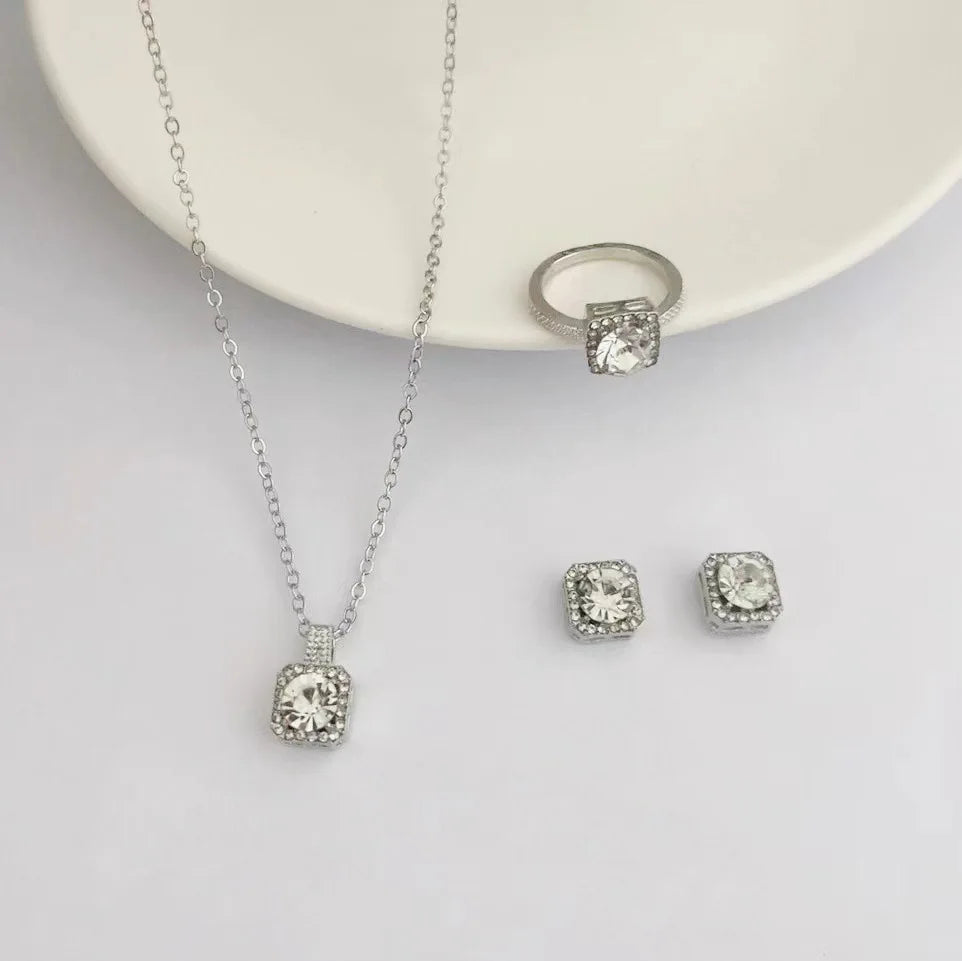 Luxus Würfel Schmuckset
