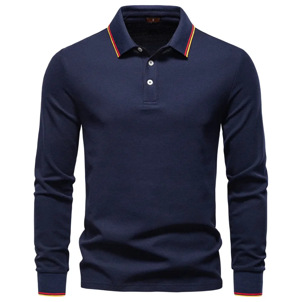 Eleganter Polo-Pullover