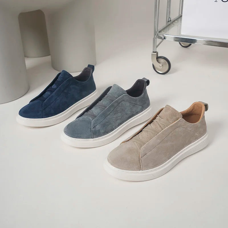 Elegante Herrenschuhe aus Leder