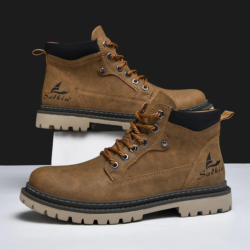 Elegante Lederstiefel