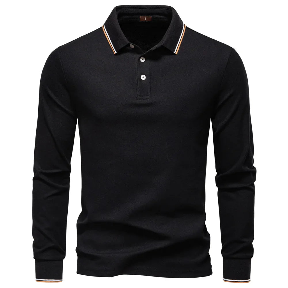 Eleganter Polo-Pullover