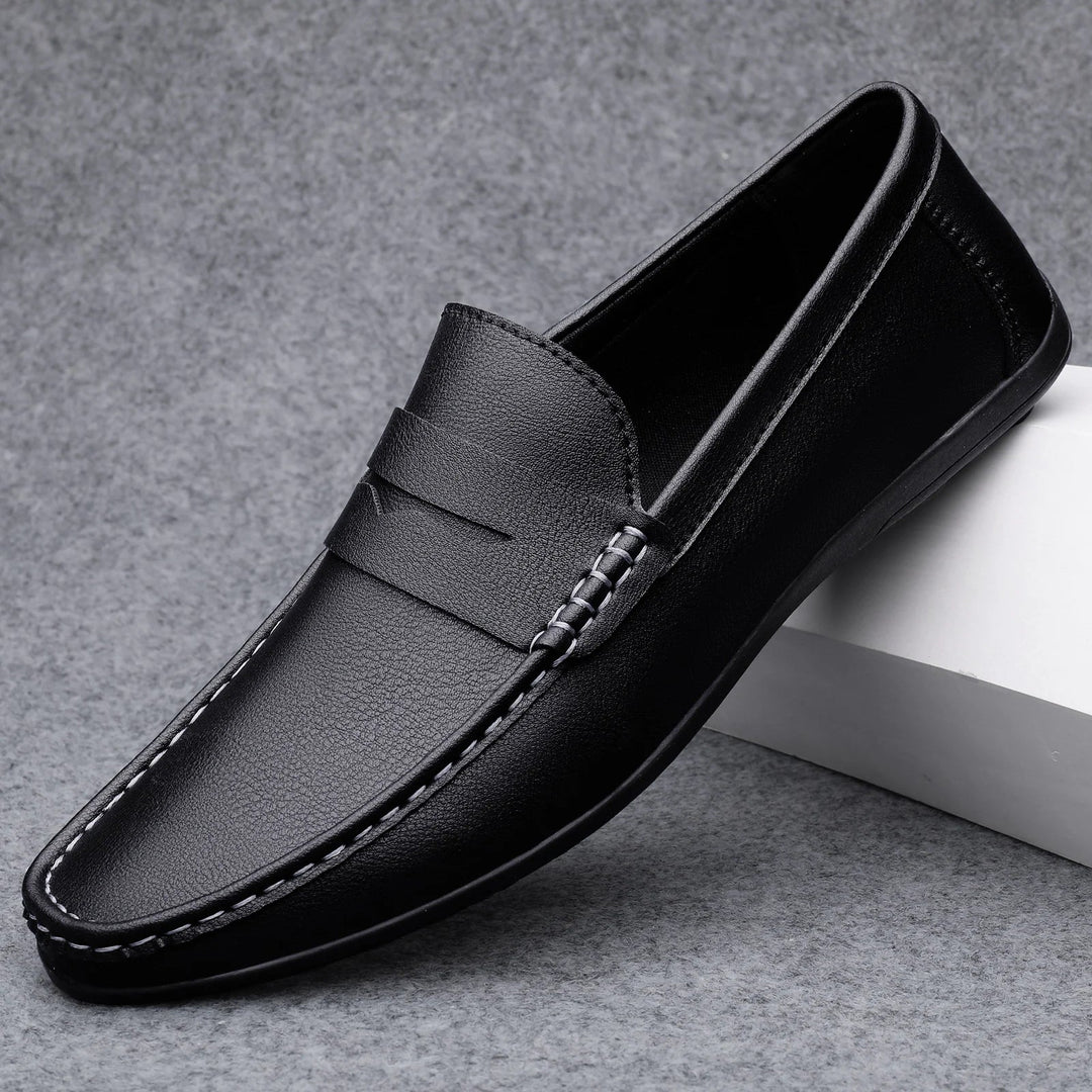 Klassische italienische Loafer aus Leder