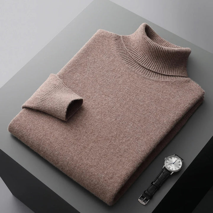 Monaco Rollkragenpullover aus Merinowolle
