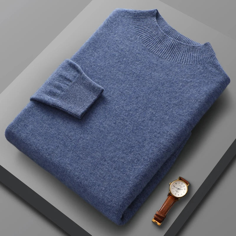Halbhoher Kragen Kaschmirpullover