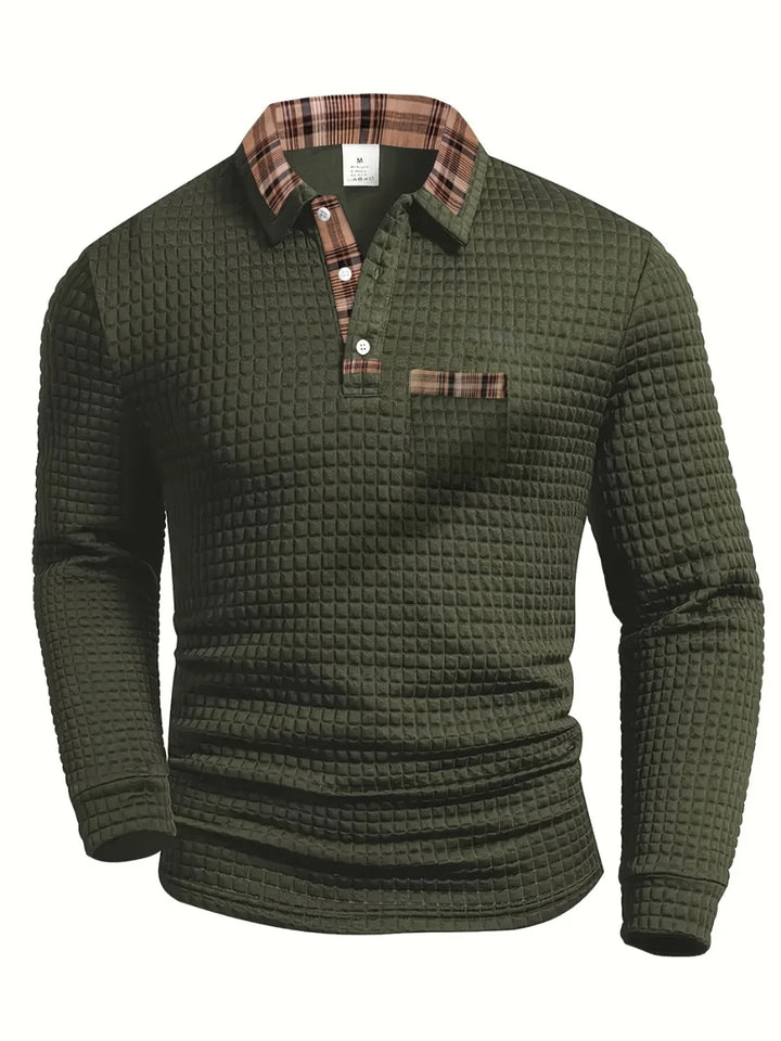 Polohemd mit Muster