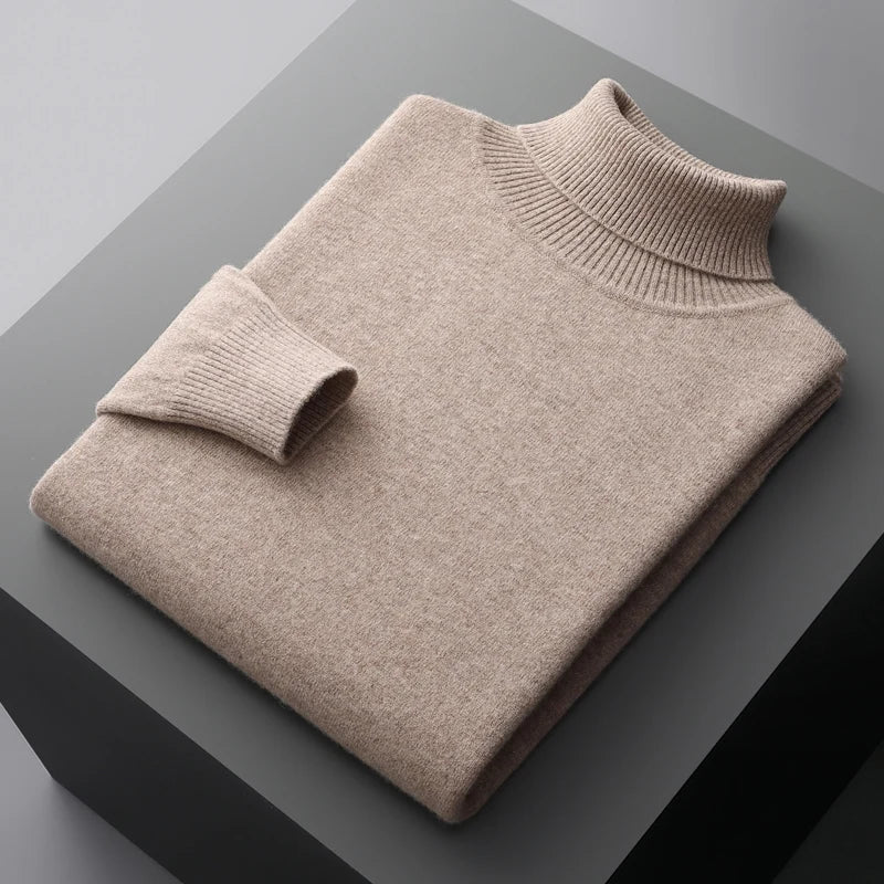 Monaco Rollkragenpullover aus Merinowolle