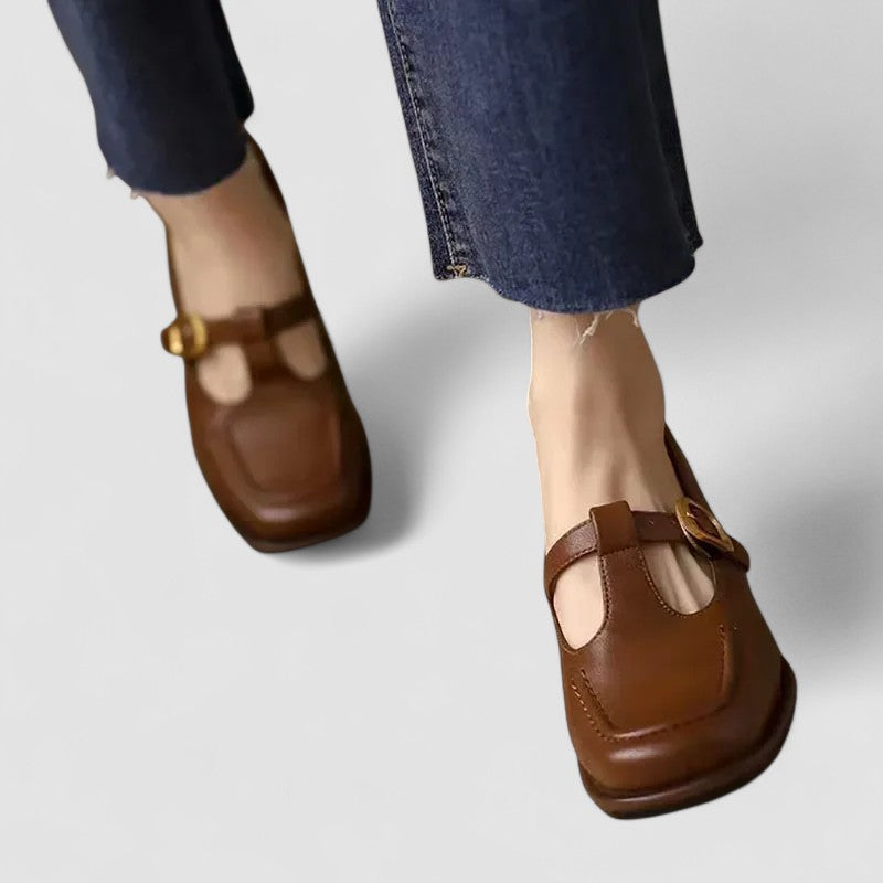 ELIZABETH™|ORTHOPÄDISCHE SCHUHE MIT MARY JANE RIEGEL