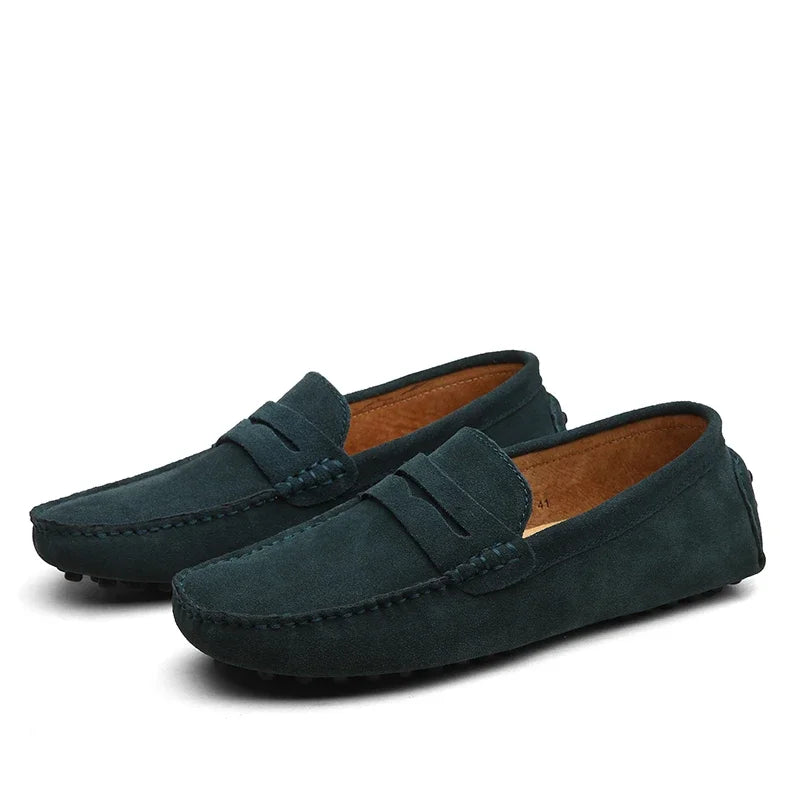 Lässige Wildleder-Loafer