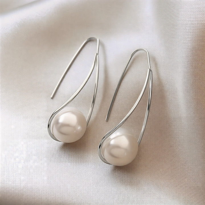 Elegante Ohrringe aus mystischer Perle