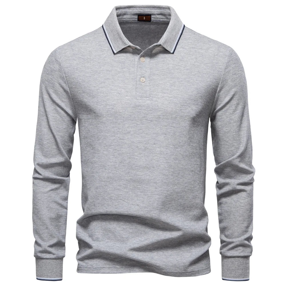 Eleganter Polo-Pullover