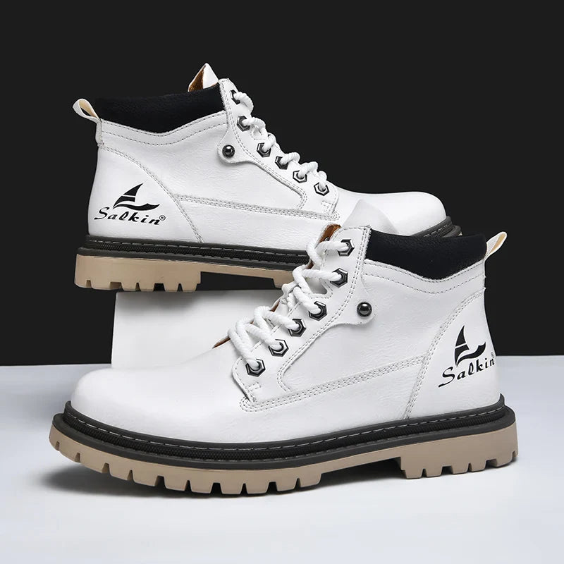 Elegante Lederstiefel
