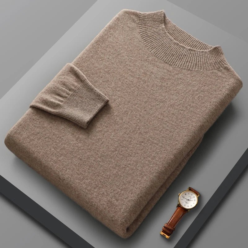 Halbhoher Kragen Kaschmirpullover