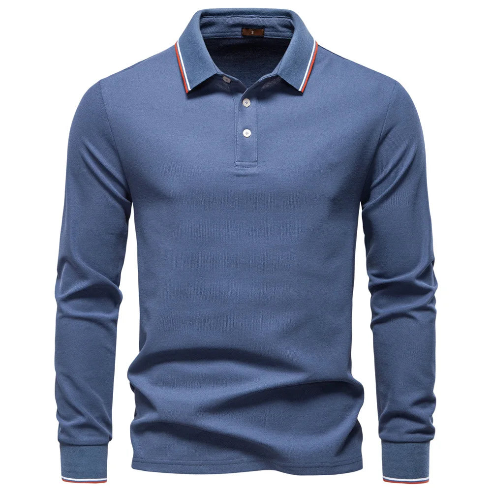 Eleganter Polo-Pullover
