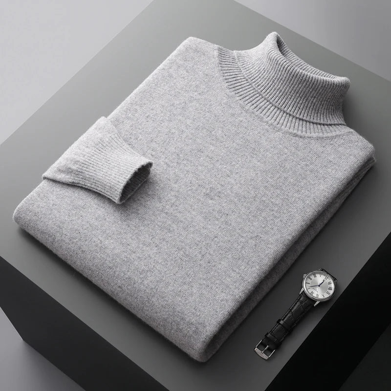 Monaco Rollkragenpullover aus Merinowolle