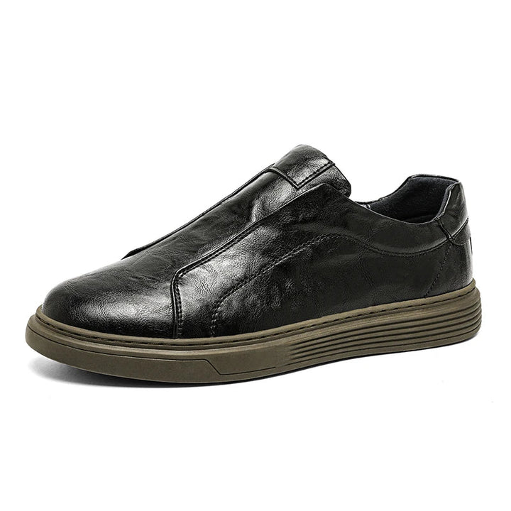 Klassische Leder-Slipper