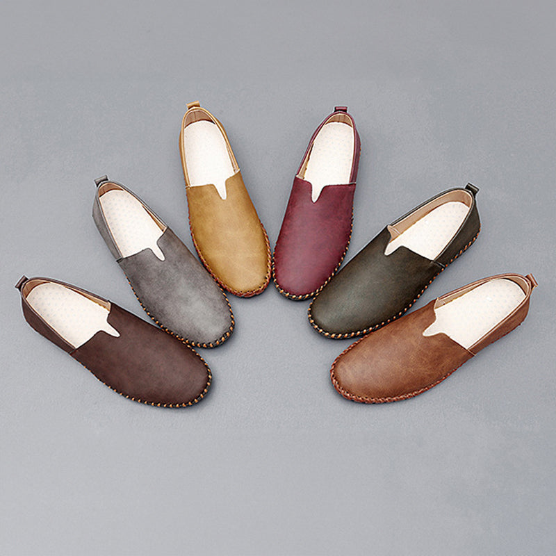 Santorini Leder-Slipper