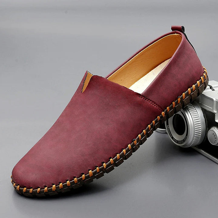 Santorini Leder-Slipper