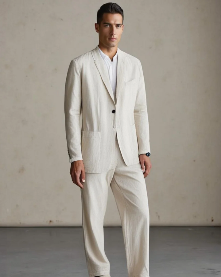 Elegantes Leinen-Set