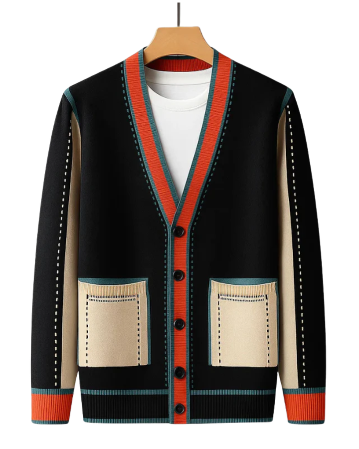 Elegante Strickjacke aus Wolle